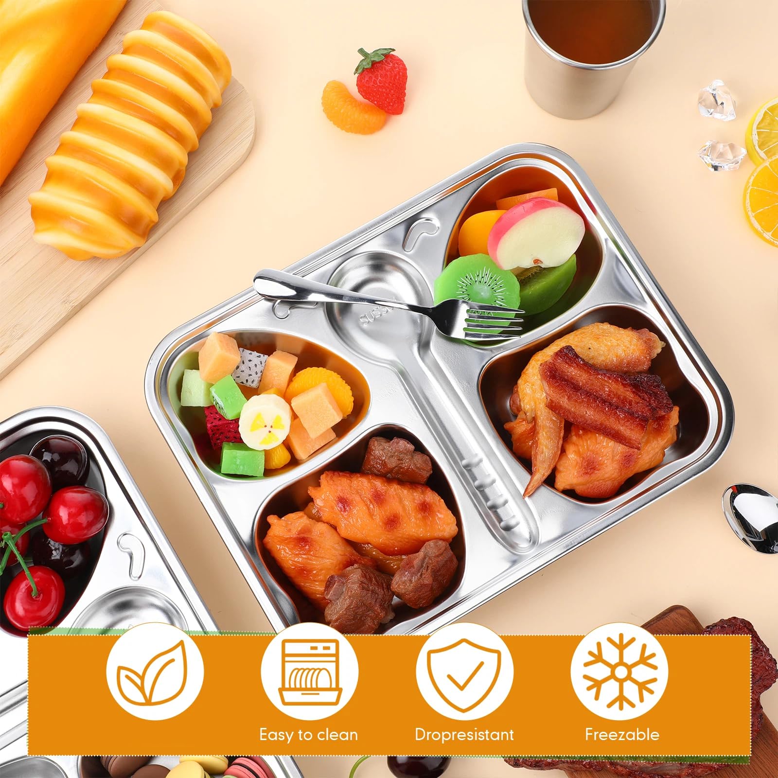 Jinei spoons designed for small hands with a comfortable grip.