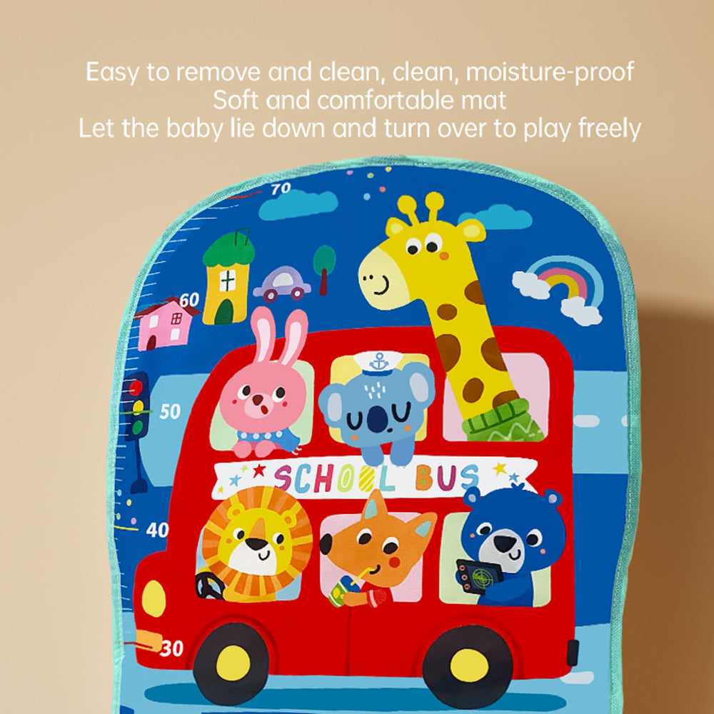 JING SHOW BUSSINESS baby-gym-mat-detail shows sturdy construction and versatile use.