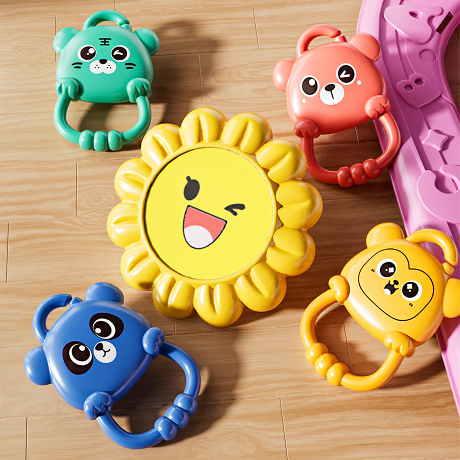 Jing Show Bussiness music and lights engage infant during playtime