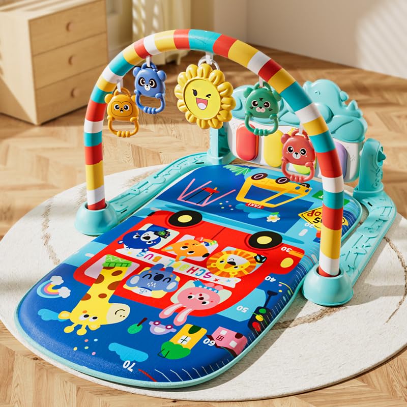 JING SHOW BUSSINESS newborn-friendly-design promotes safe, cozy playtime from day one.