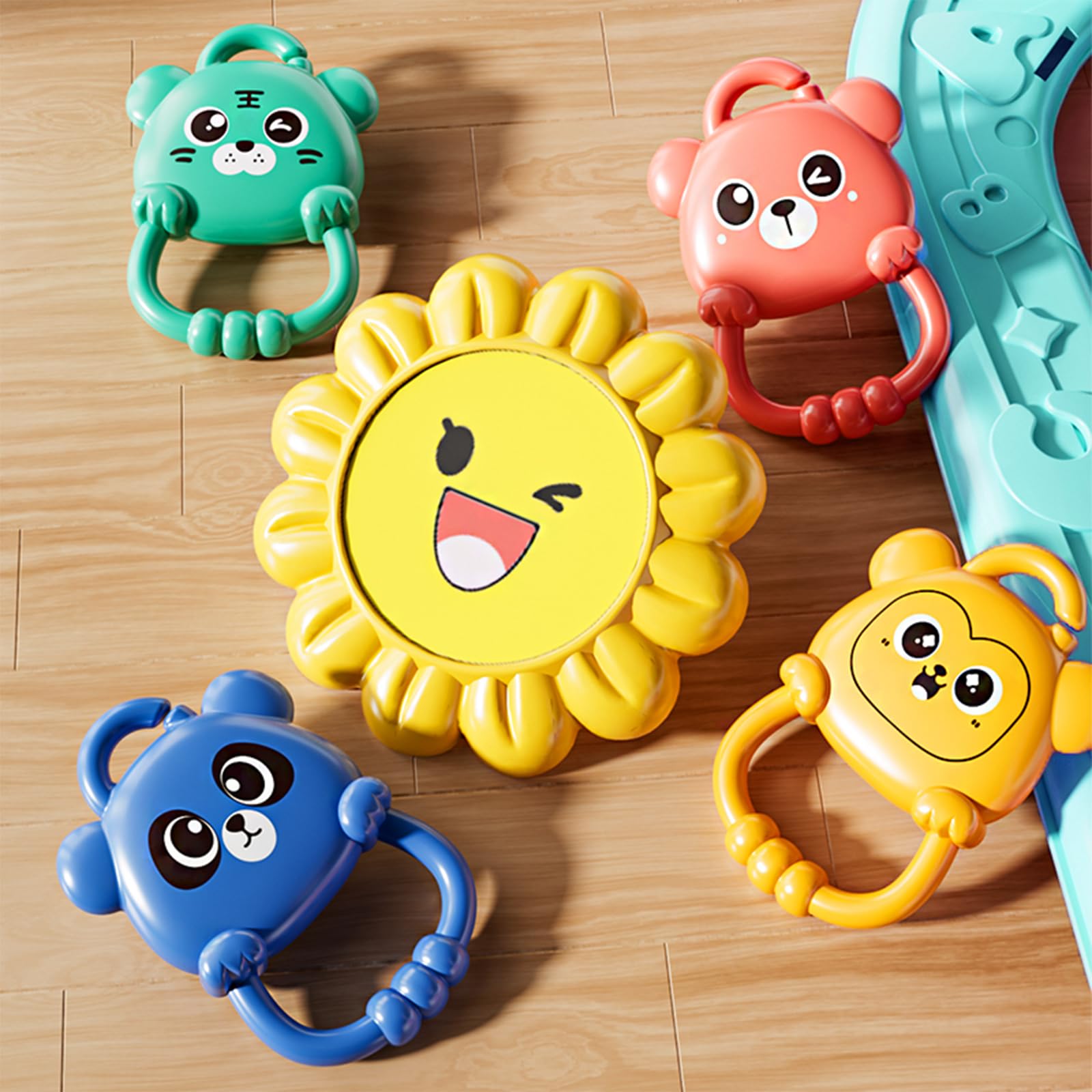 JING SHOW BUSSINESS soft-cotton-fabric surface feels gentle on skin during play sessions.
