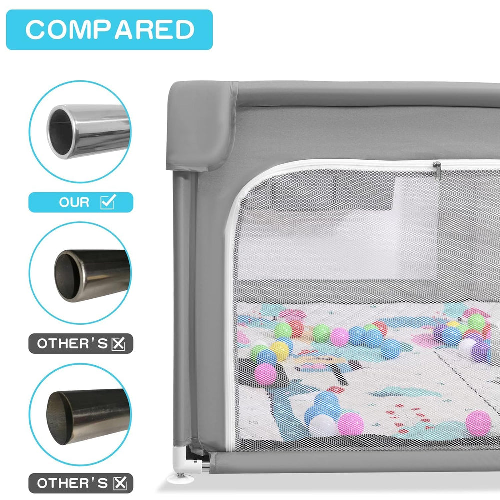 JINXIA king-size folding mat provides soft landing and comfort