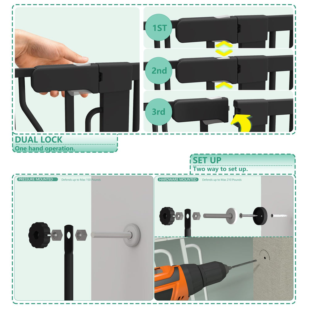 Jiprlak51 extensions widen doorway fit for larger spaces.