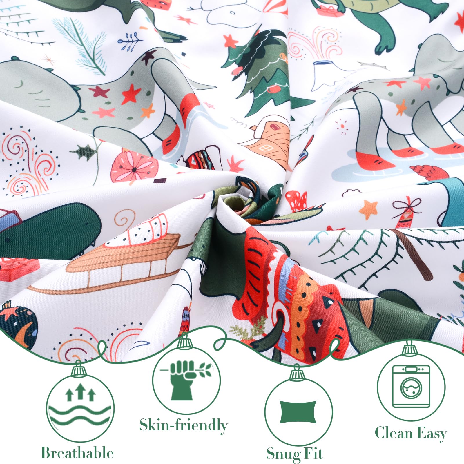 JISEN dinosaurs design enhances nursery decor and playfulness