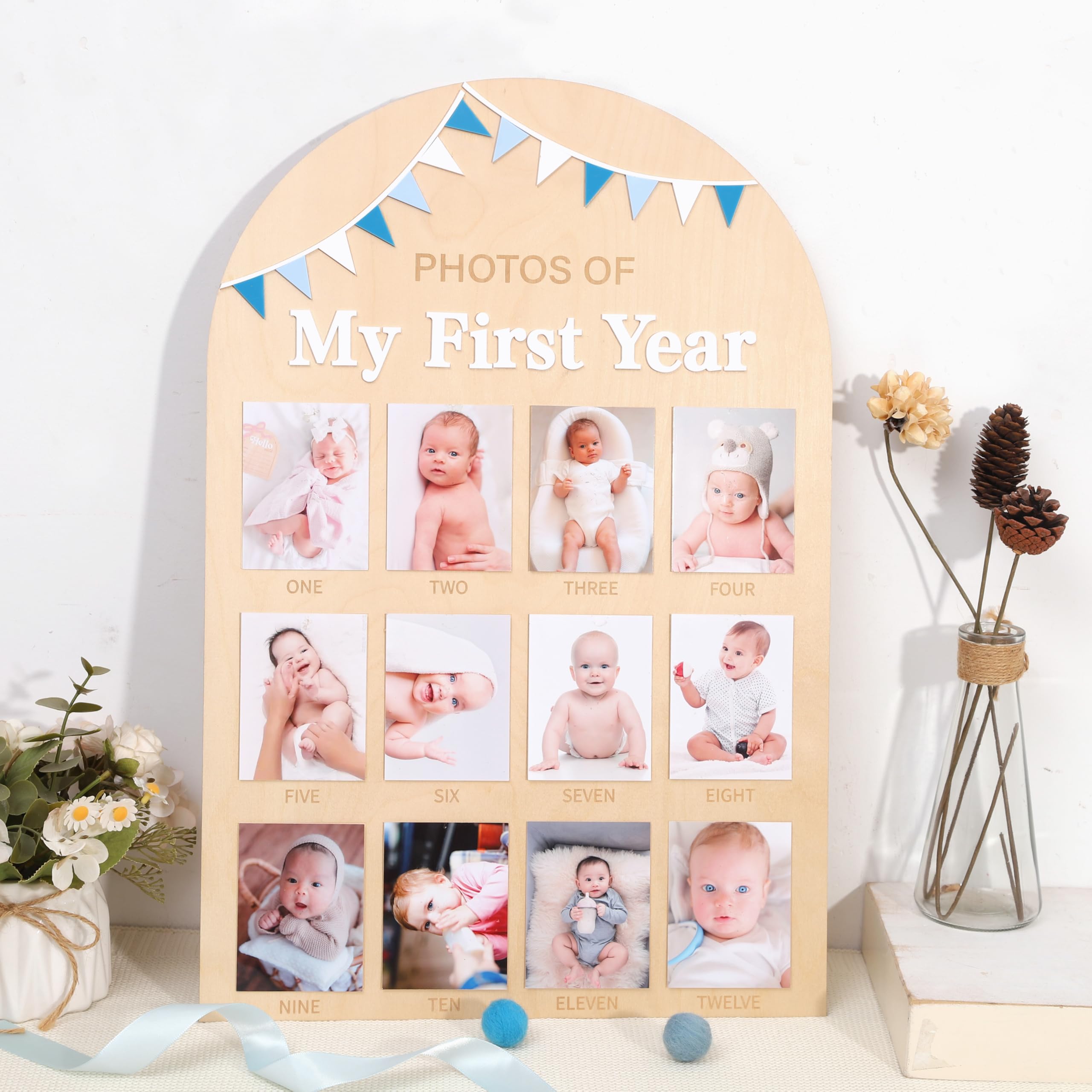 Jissoo wooden keepsake board offers a durable family keepsake.