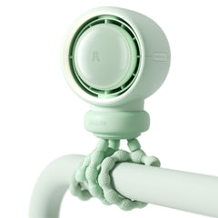 JISULIFE bladeless stroller fan safely cools baby