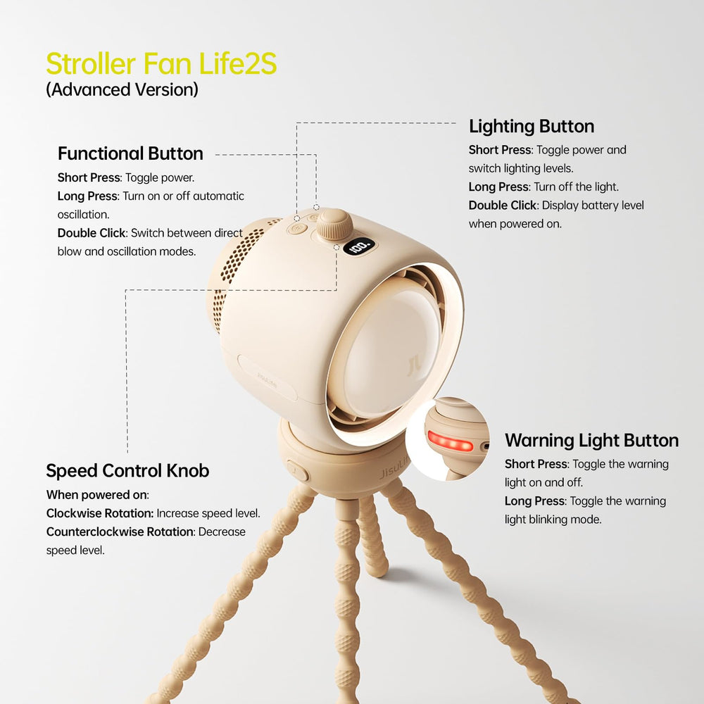JISULIFE night light adds gentle illumination for late-night feeds