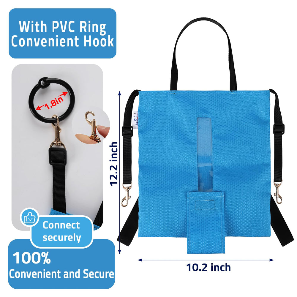 JISUNZON PrivacyShield view window enables easy level checks without removing the bag.