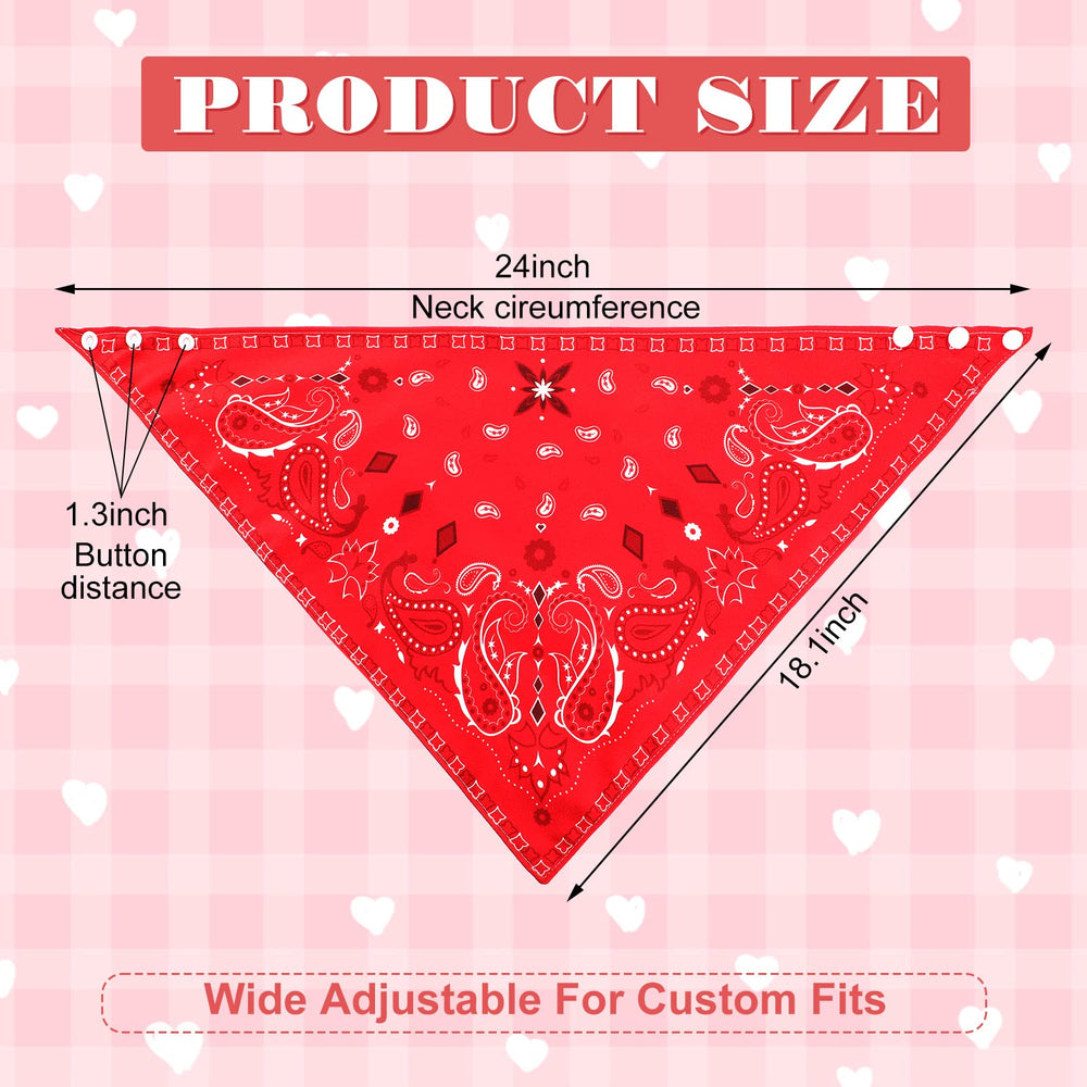 Jiuguva bandana bib in orange paisley, soft cotton for daily wear