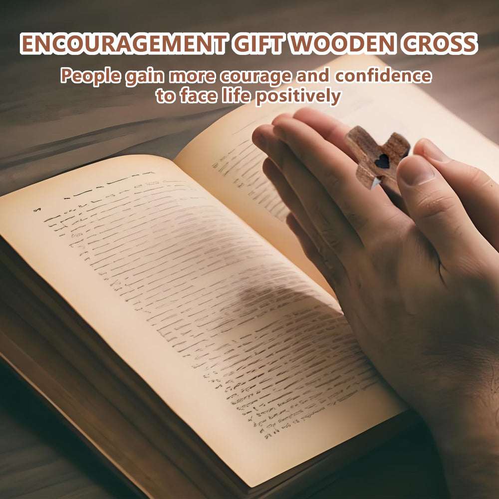 JIUKONG pocket cross for prayer journaling or car display.
