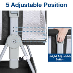 Jixrolyn bassinet mattress provides comfortable, breathable sleep surface.
