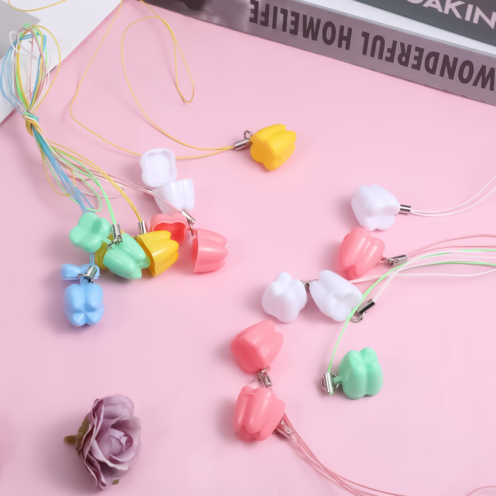 JIYIN tooth necklace box packaging shows compact gift-ready presentation