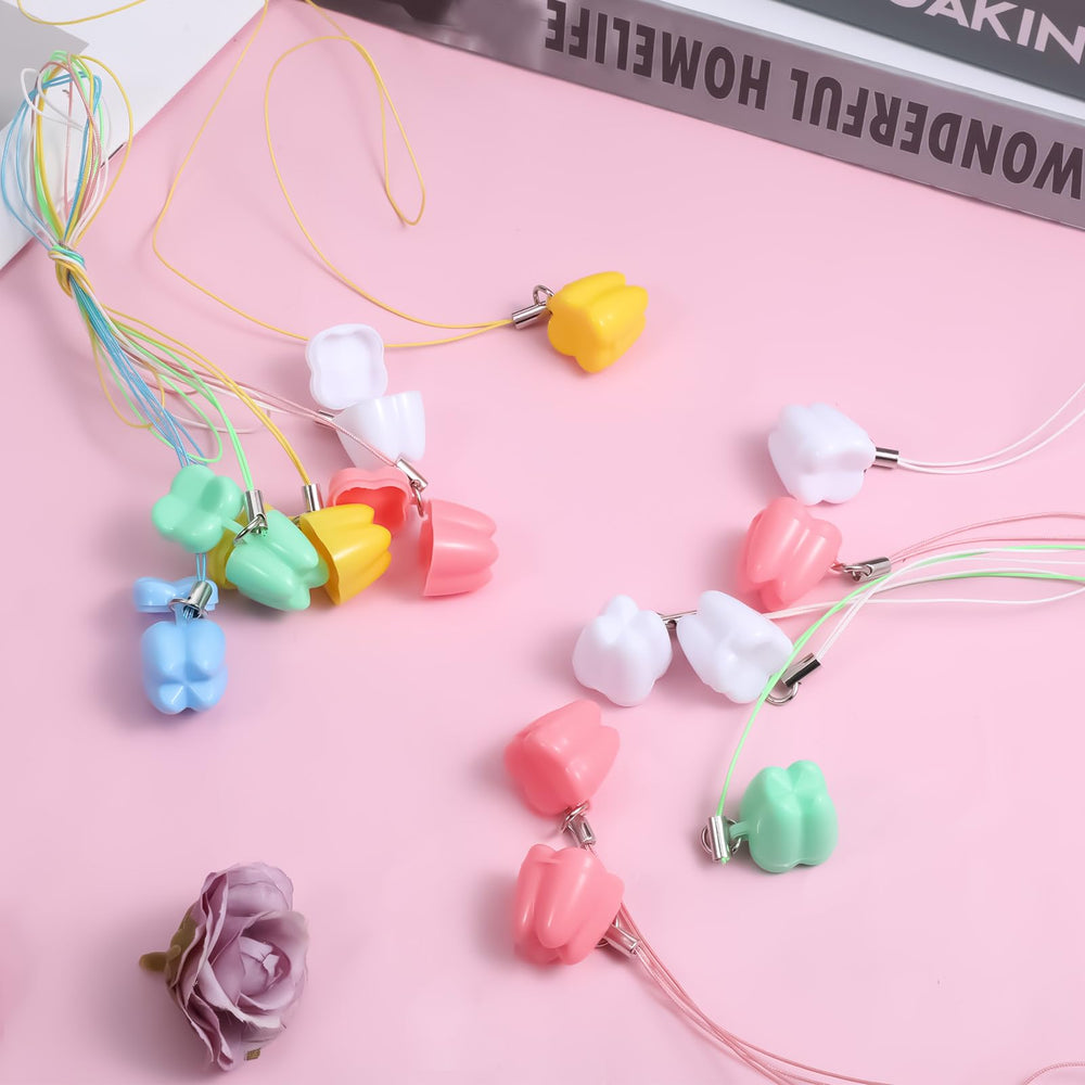 JIYIN tooth necklace box packaging shows compact gift-ready presentation