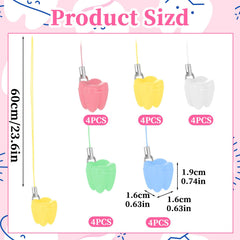 JIYIN pink tooth necklace box for colorful keepsake collection