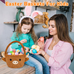 JIZWPOOM Easter party centerpiece basket adds whimsical charm to celebrations.