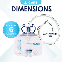 JJ CARE anti-reflux chamber highlighted for backflow prevention.