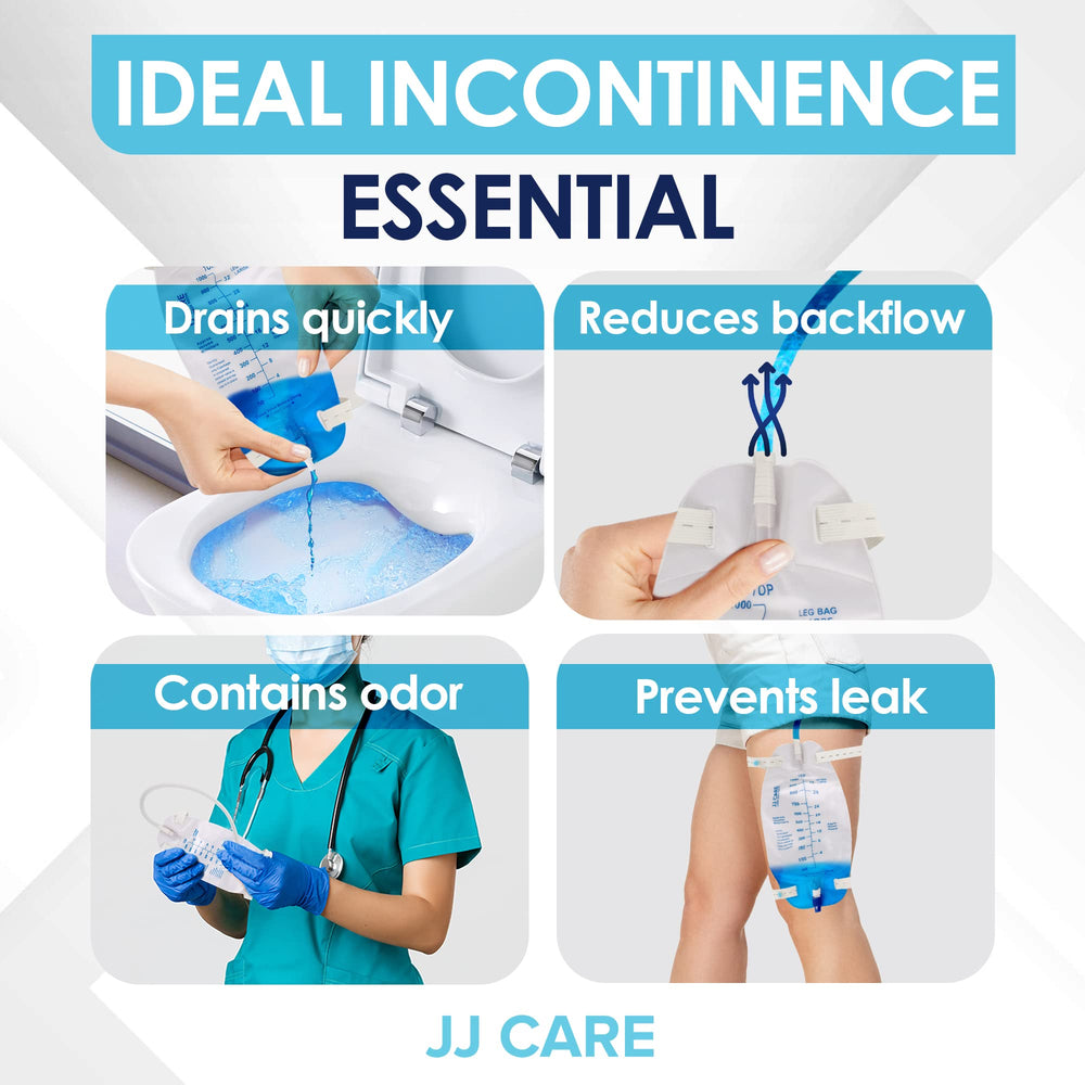 JJ CARE comprehensive 3-pack includes bag tubes and caps