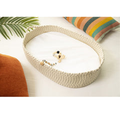 J&JOO basket with durable handles for convenient portability