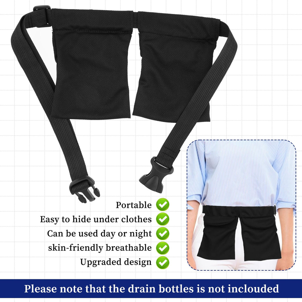 JJUNW adjustable waist belt with buckle for a customizable fit.