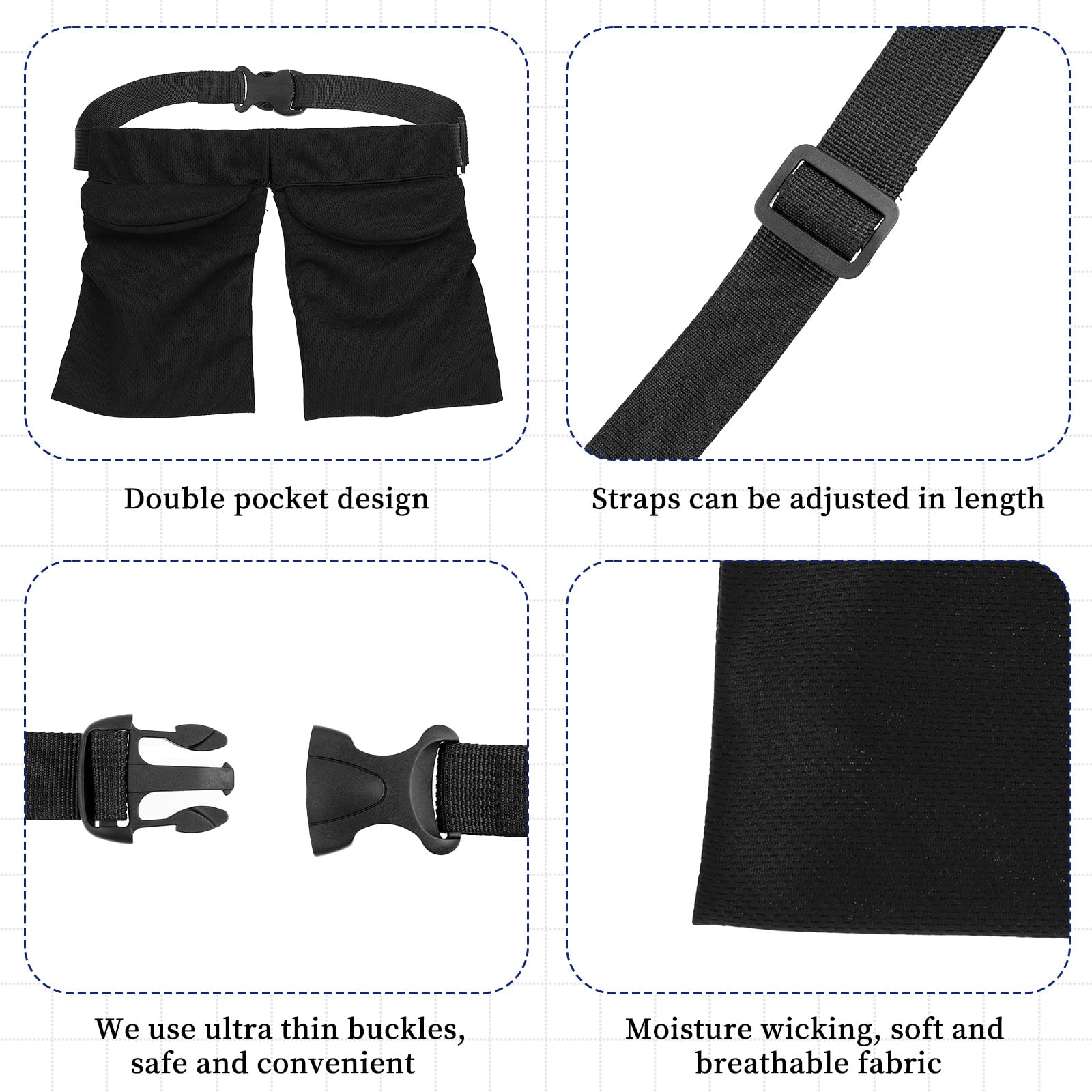 JJUNW shower drain bag with strap for hands-free cleaning after surgery.