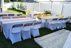 JKDMJF easy-setup sequin chair sash simplifies event styling.