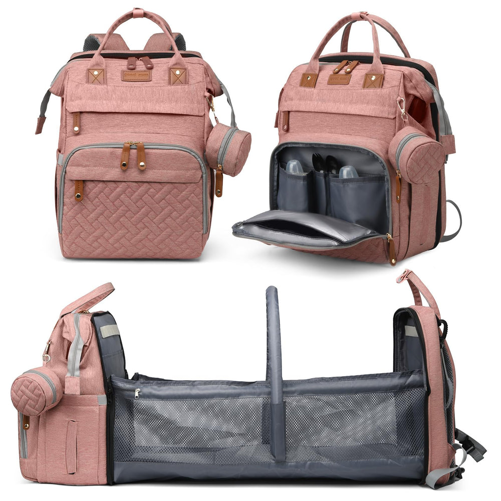 JKJRJJ diaper bag with changing table for quick on-the-go changes