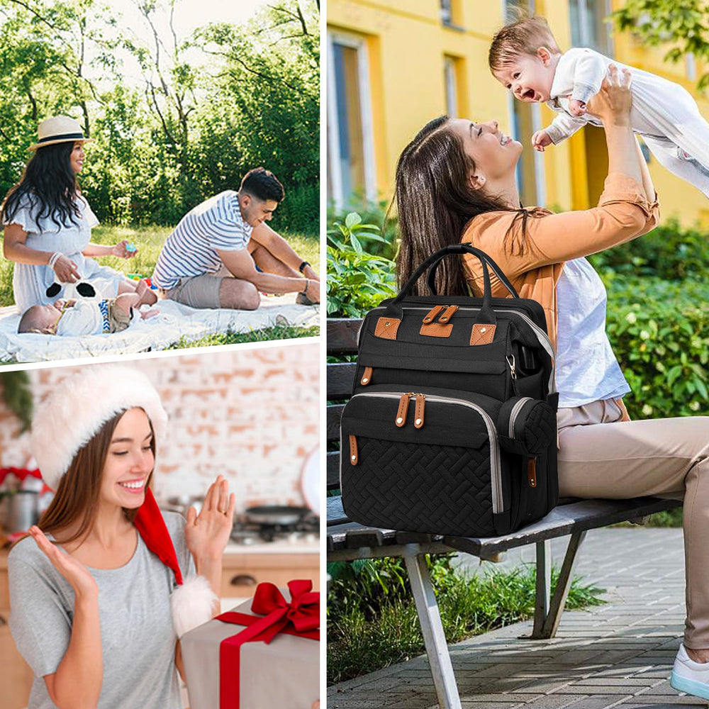 JKJRJJ stroller straps and multiple carry options ease travel.