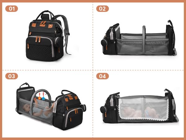 JKJRJJ sun shade and insect protection keeps baby comfortable outdoors.