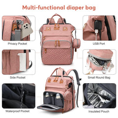 JKJRJJ diaper bag USB port enables on-the-go charging