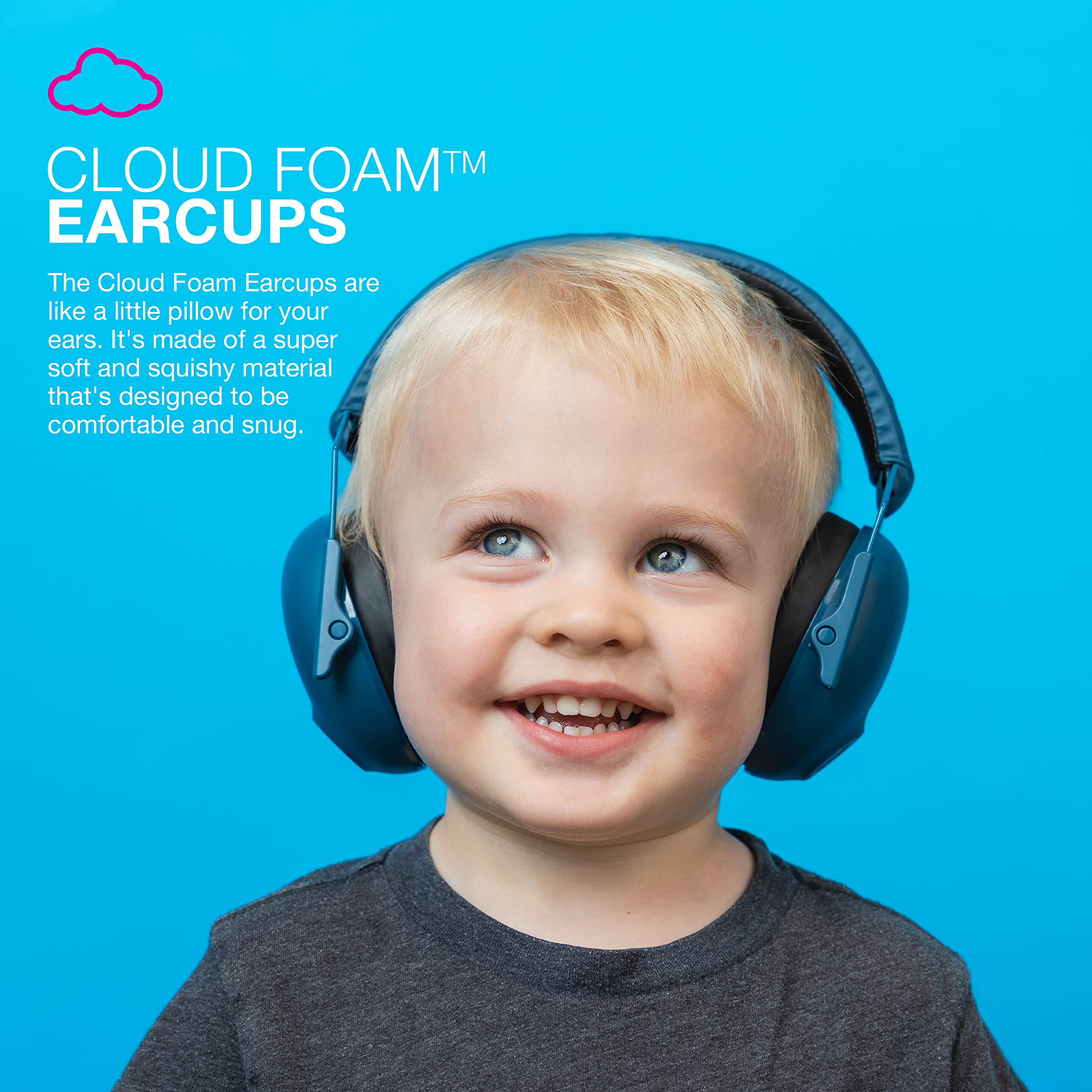 JLab JBuddies Protect foldable design for easy travel with kids.