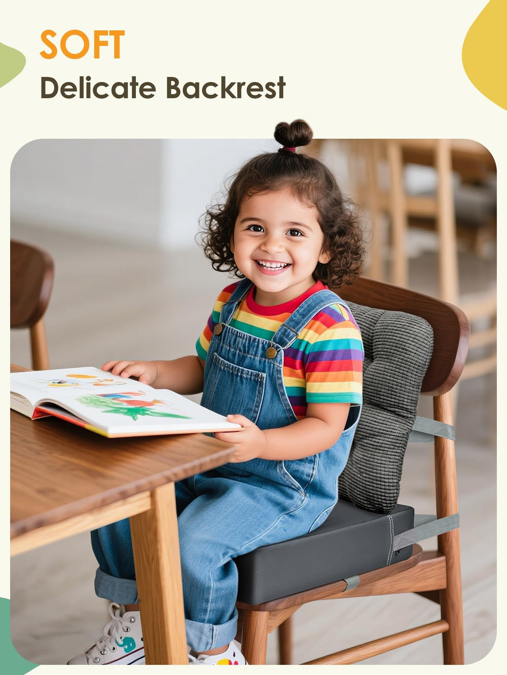 JLGCUF backrest with corduroy offers gentle back support