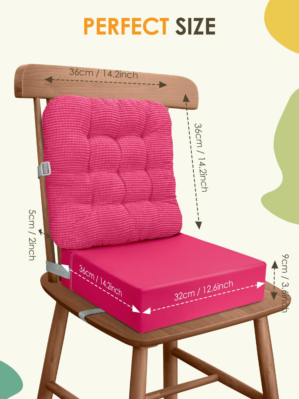 JLGCUF booster seat lightweight and portable for restaurants or trips.