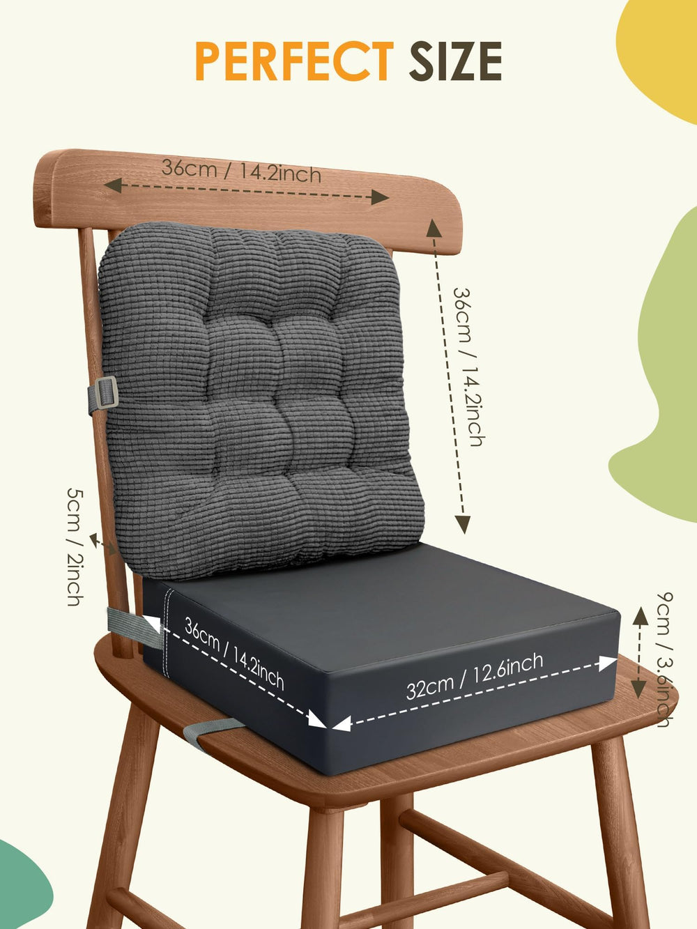 JLGCUF safety belts with anti-slip keep seat secure
