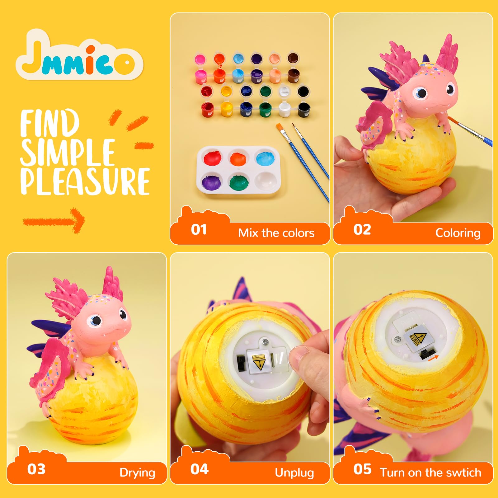 JMMICO safe craft kit designed for kids ages 6–14.