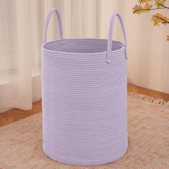 JMvicyroam large woven laundry basket with 100L capacity for laundry organization