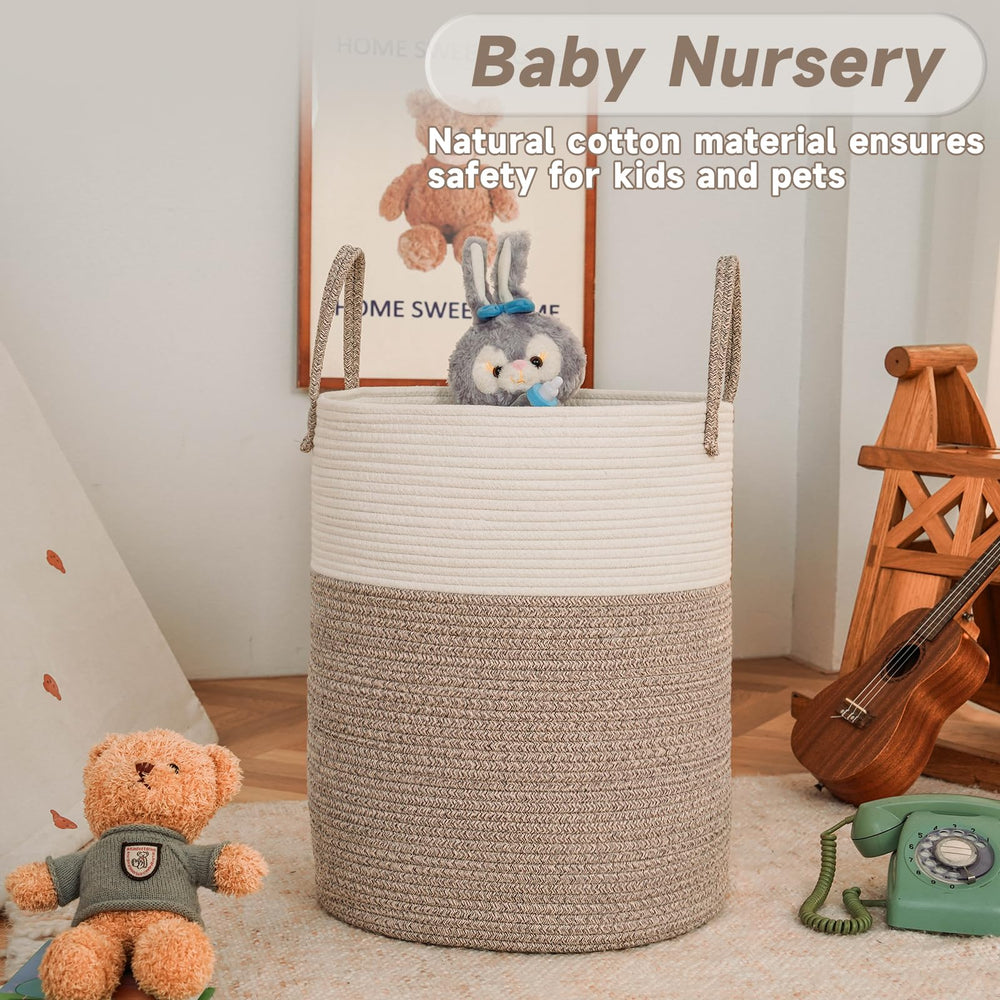 JMvicyroam natural handmade woven hamper showing craftsmanship
