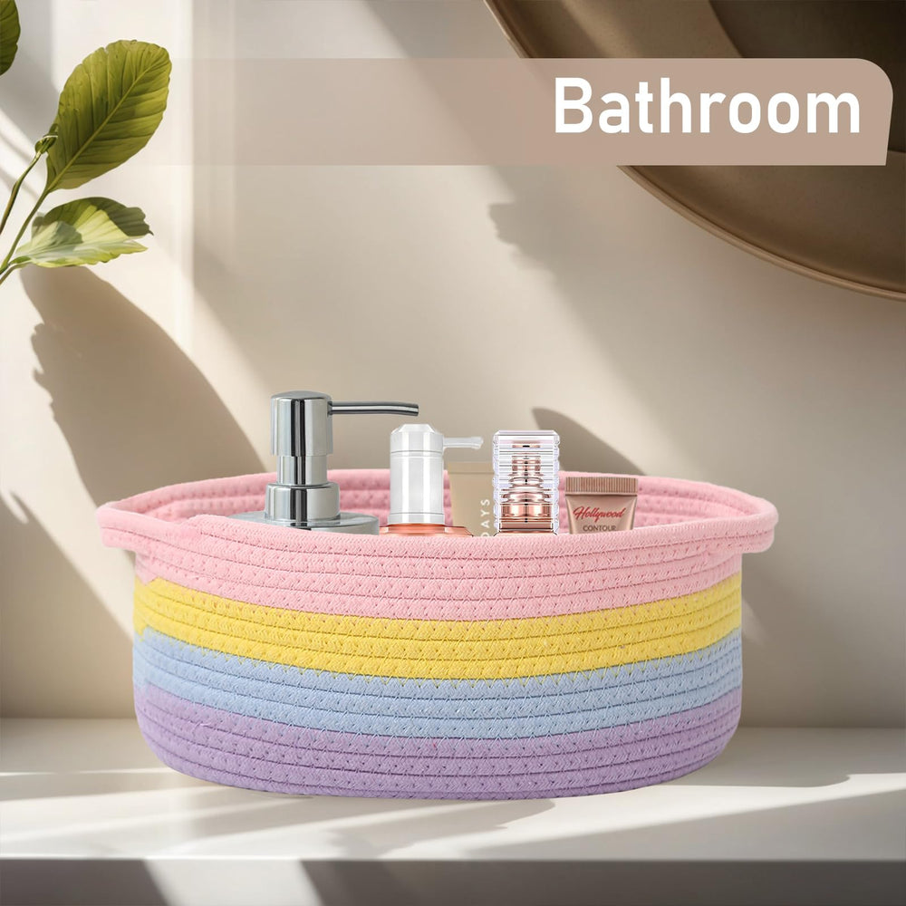 JMvicyroam pet toy basket for quick access during playtime.