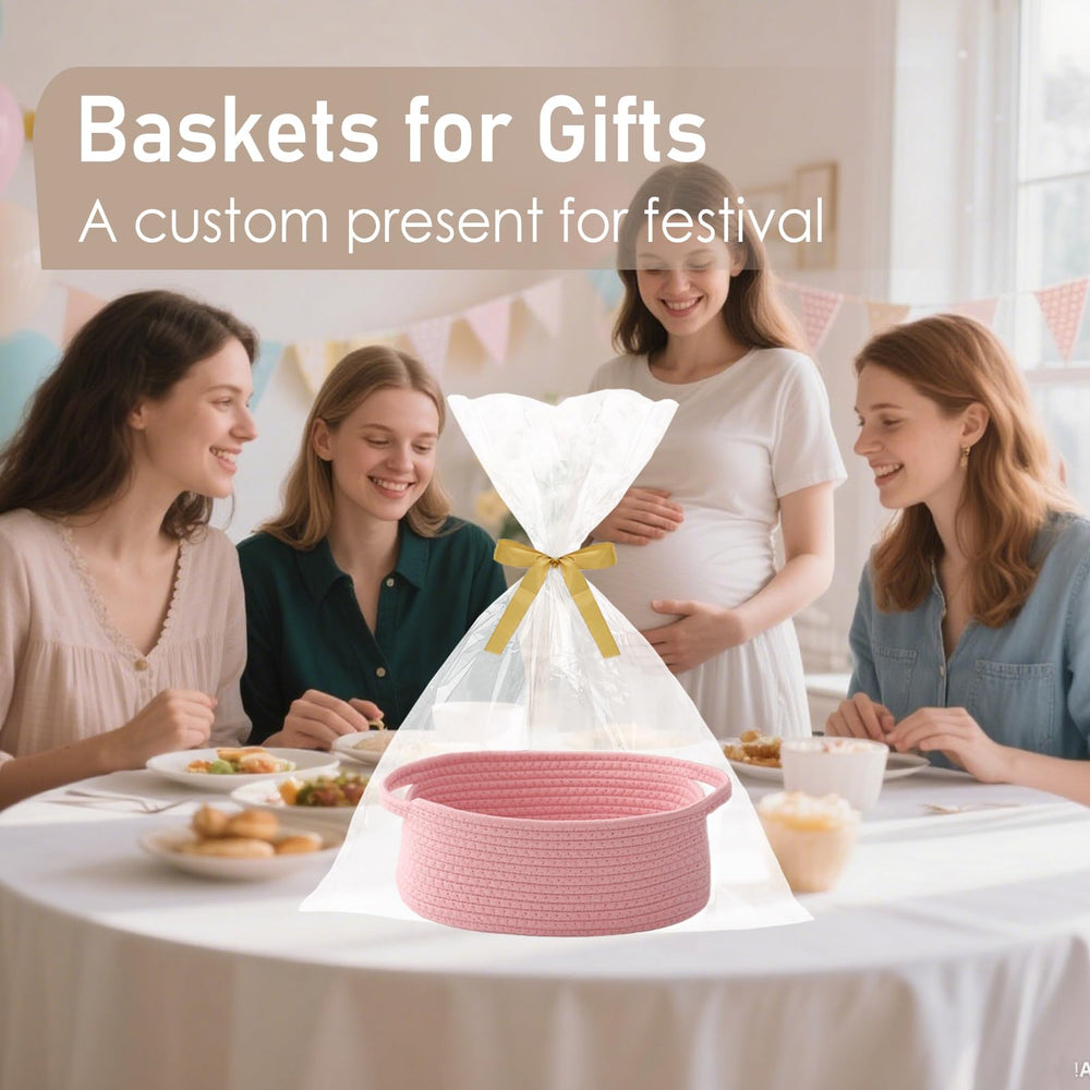 Soft-handled rope basket from JMvicyroam, easy to move around the home.