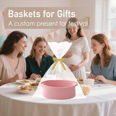 Soft-handled rope basket from JMvicyroam, easy to move around the home.