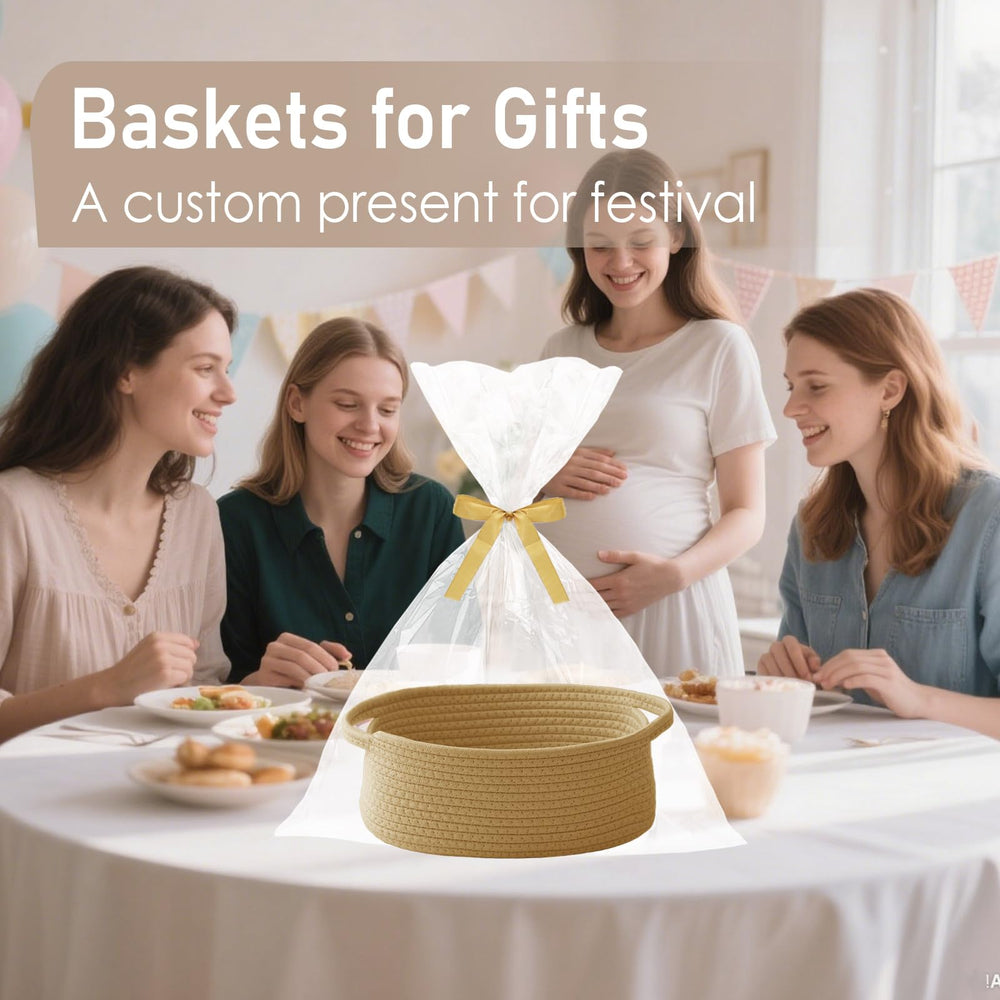 JMvicyroam decorative basket adding rustic charm to any room