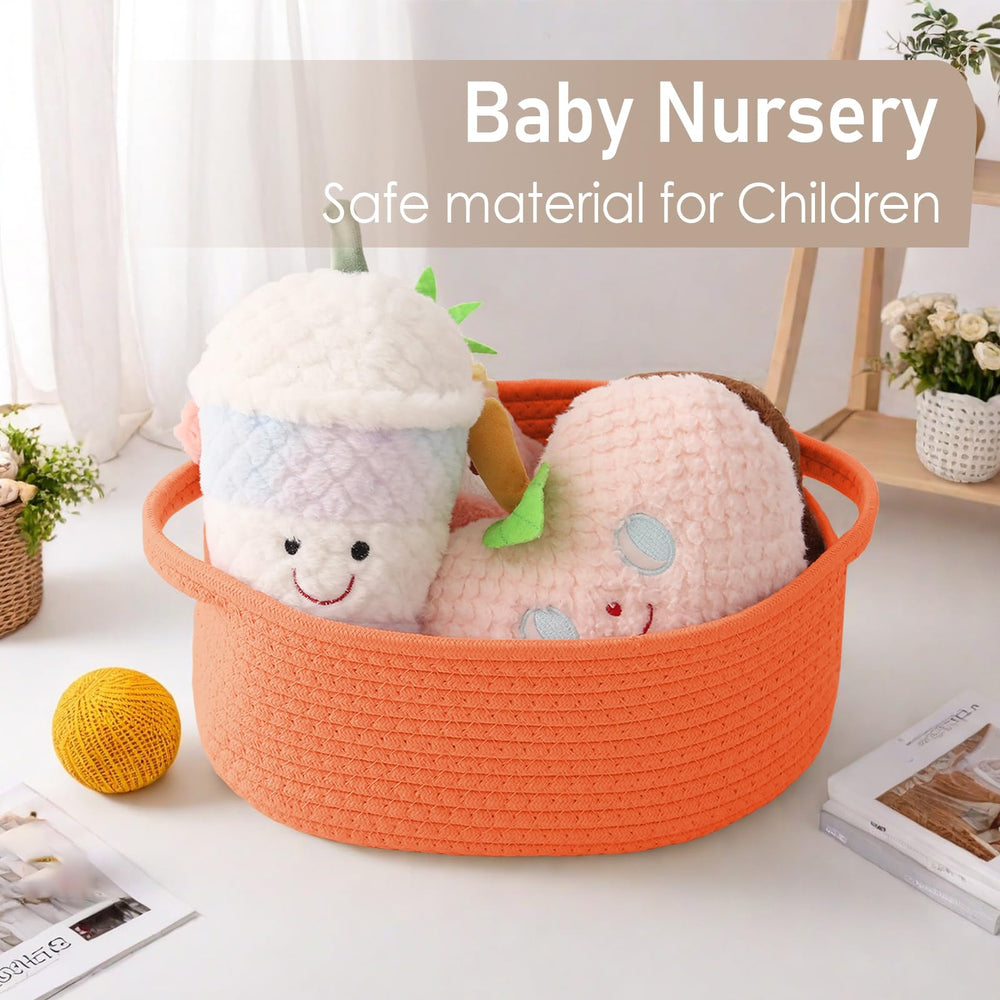 Handmade JMvicyroam basket made with natural cotton rope