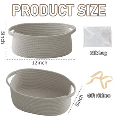 JMvicyroam basket handles provide easy transport around the home.