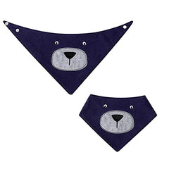 JN&LULU soft cotton bandana bib close-up, gentle skin touch