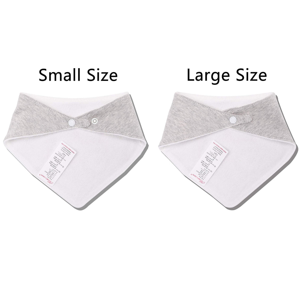 Easy-care JN&LULU bandana bibs simplify washing and outfit changes