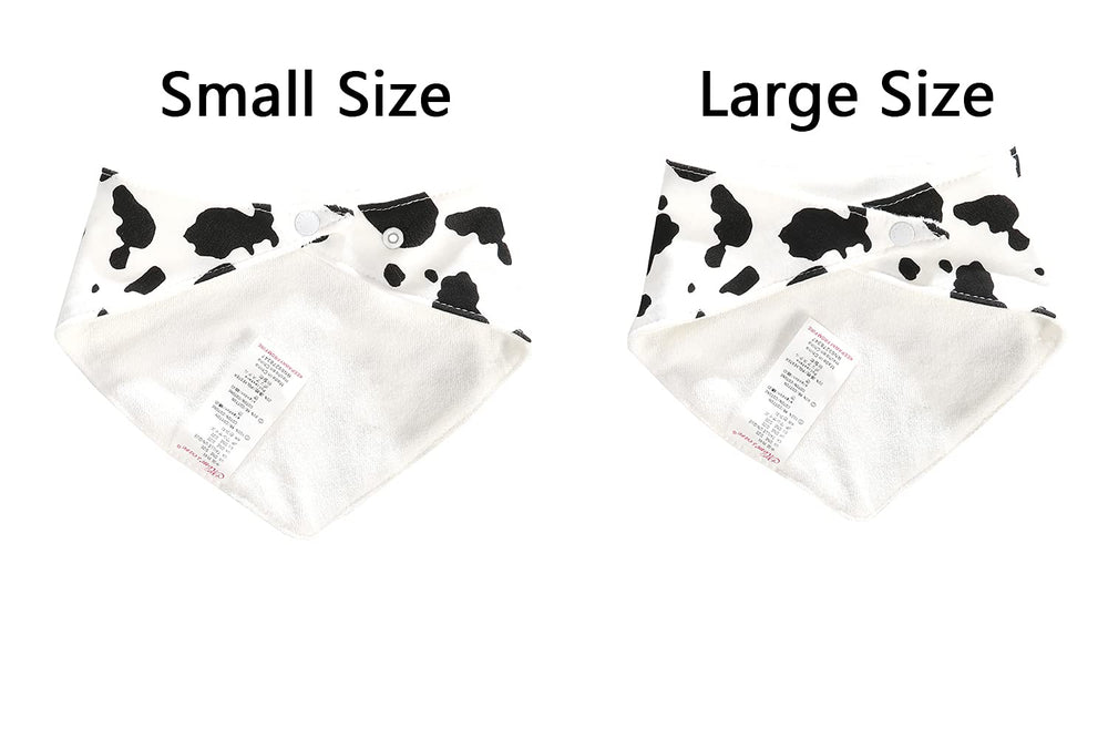 JN&LULU bandana bib soft cotton close-up emphasizes gentle fabric