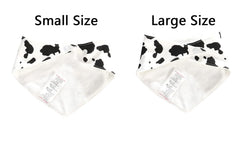JN&LULU bandana bib soft cotton close-up emphasizes gentle fabric