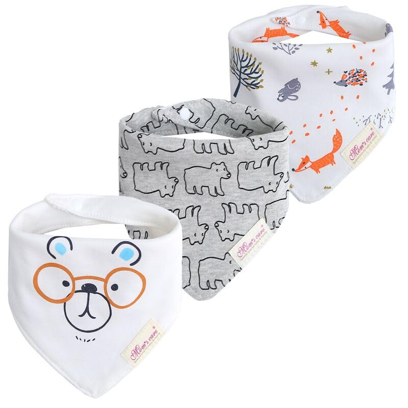 JN&LULU glasses-puppy bandana bib catching drool for easy cleanup.