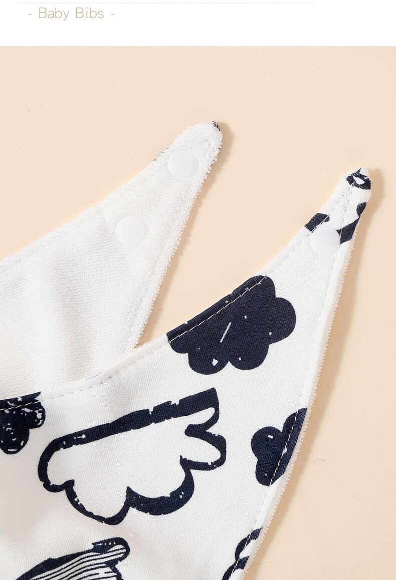 JN&LULU trendy patterns bandana bibs match outfits and simplify mess