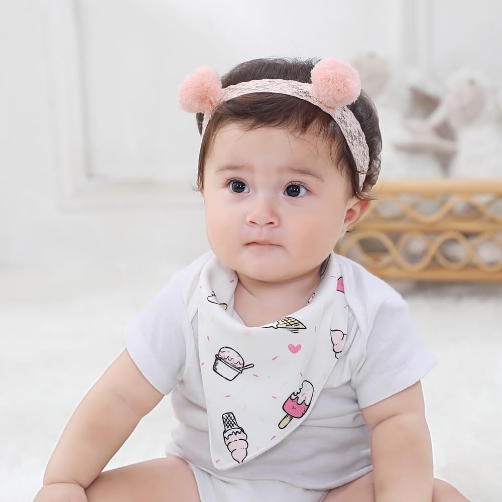 JN&LULU gift-ready baby bib set with versatile colors for new parents