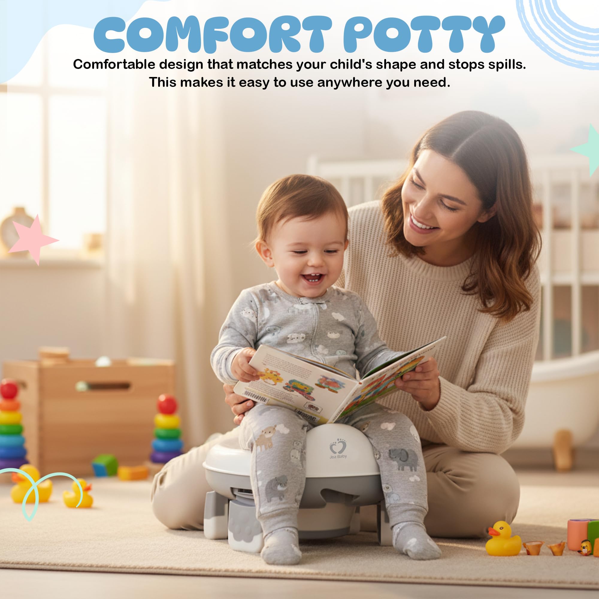 Joa Baby includes waste bag kit for quick cleanup